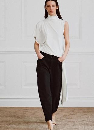 Прямые джинсы с высокой талией от zara woman, 36р, оригинал