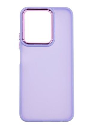 Чехол tpu+pc space ii color matte для xiaomi redmi 15c poco c85 5g защитный с защитой камеры пурпурный mc-12228