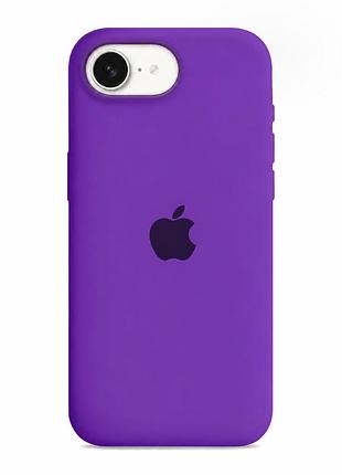Чохол силіконовий silicone case full size для iphone 17e 16e захист камери колір 43.grape mc-11888