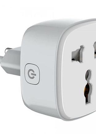 Смарт розетка wifi smart power plug ldnio scw1050 сетевой удлинитель с универсальным интерфейсом белый