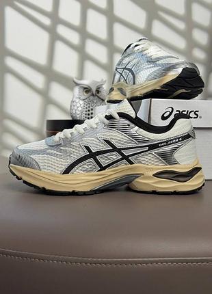 Asics gel-flux 4 white silver beige