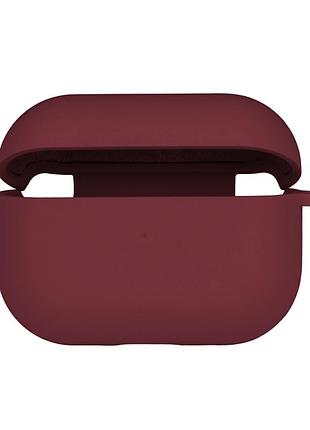 Чехол силиконовый с микрофиброй для airpods pro 2 защита от царапин красный 37.rose red mc-10341