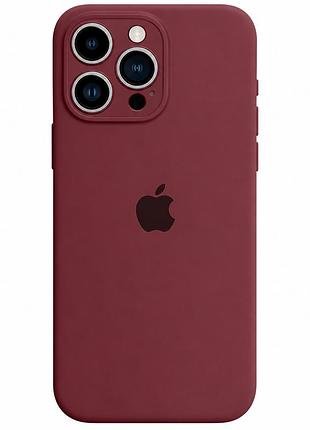 Чехол силиконовый silicone case full size с микрофиброй для iphone 11 pro защита от повреждений коричневый mc-10573
