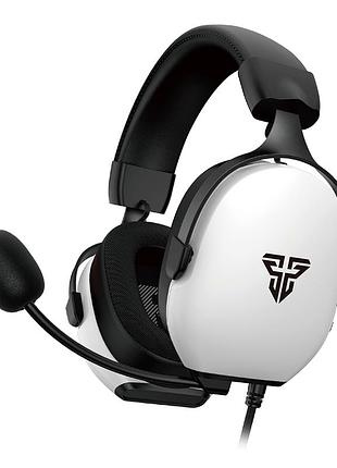 Ігрові навушники fantech hg30 з об'ємним звуком і мікрофоном для пк білі