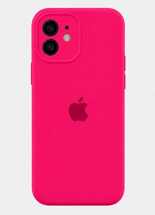 Чохол силіконовий square full camera для iphone 11 із захистом камери мікрофібра 38.shiny pink mc-10953