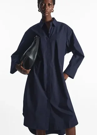 Платье женское cos deconstructed midi shirt dress / 34 без пояса