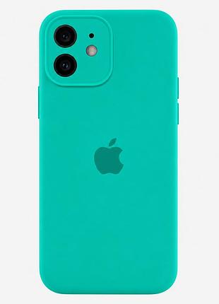 Чехол силиконовый square full camera для iphone 11 с защитой камеры и микрофиброй внутри 47.spearmint mc-10693