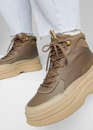 Жіночі високі кросівки черевики хайтопи puma mayra  (артикул: 392316 05)