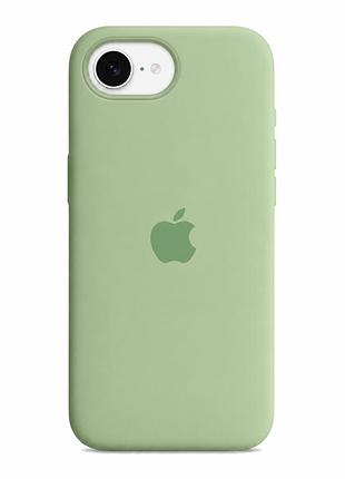 Чохол silicone case full size для iphone 17e 16e силіконовий із захистом камери колір 01.mint mc-11876