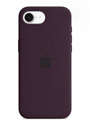 Чехол силиконовый silicone case full size для iphone 17e 16e с защитой камеры цвет 82.elderberry mc-11898
