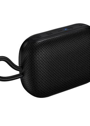 Портативная колонка hoco hc46 bluetooth 7w с fm приёмником и tws чёрная для активного отдыха black.