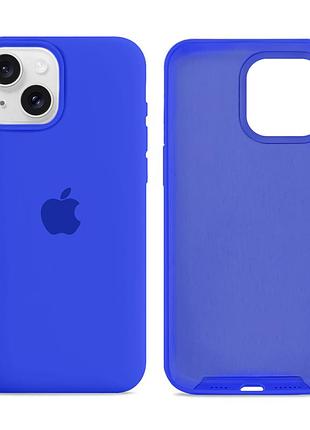 Чохол силіконовий silicone case full size для iphone 14 міцний із мікрофіброю всередині захисний 40.shiny green mc-10764