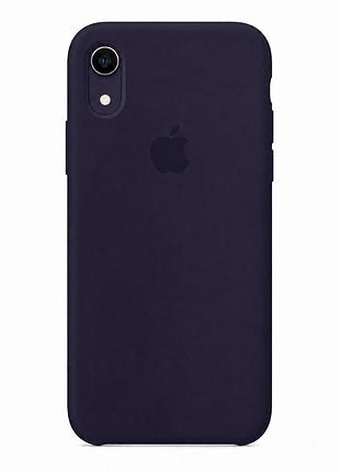 Чехол силиконовый square full camera для iphone xr с защитой камеры и микрофиброй внутри фиолетовый 78.amethyst mc-11272