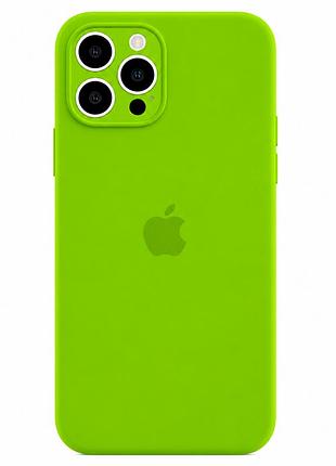 Чехол silicone case full size с рамкой для iphone 11 pro защита от повреждений с микрофиброй внутри 32.green mc-10635