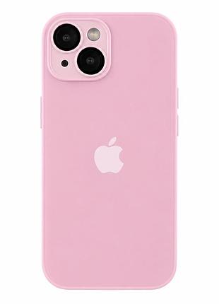Чохол ag-glass matte camera lens з magsafe для iphone 15 ударостійкий захист камери chanel pink mc-11287