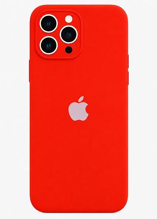 Чехол силиконовый silicone case square full camera для iphone 11 pro max защита камеры с микрофиброй внутри wine red. mc-10670