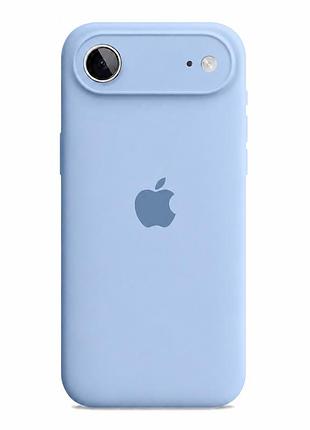 Чехол силиконовый silicone case full size с микрофиброй для iphone 17 air защита от повреждений лиловый mc-12127
