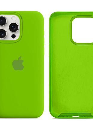 Чехол силиконовый silicone case full size для iphone 12 12 pro защита от ударов и царапин 32.green mc-11309