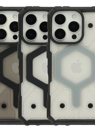 Чехол tpu+pc armorhex magnetic case для iphone 16 pro противоударный с magsafe матовый черный mc-11848 2