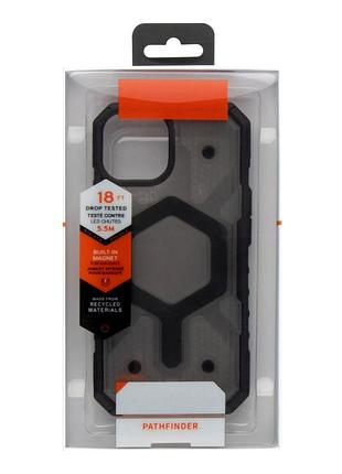 Чехол tpu+pc armorhex magnetic case для iphone 16 pro противоударный с magsafe матовый черный mc-11848 3