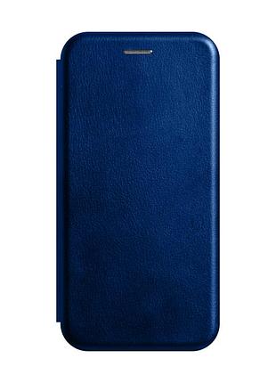 Чехол-книжка кожаный tpu+pu для xiaomi redmi note 15 pro 4g с защитой dark blue mc-12363