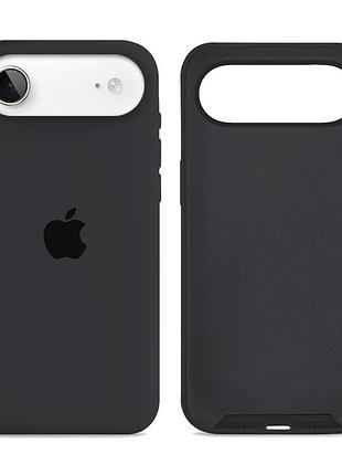 Чехол силиконовый silicone case full size для iphone 17 air защита от ударов с микрофиброй внутри dark grey mc-12050