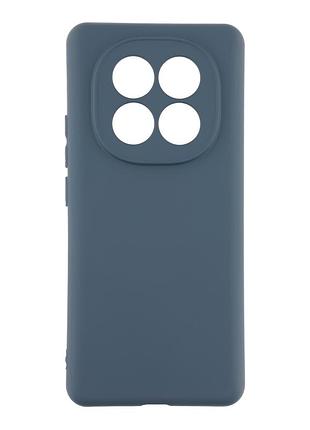 Чехол silicone cover full camera для xiaomi redmi note 15 4g 5g tpu с микрофиброй внутри темно-синий mc-12329