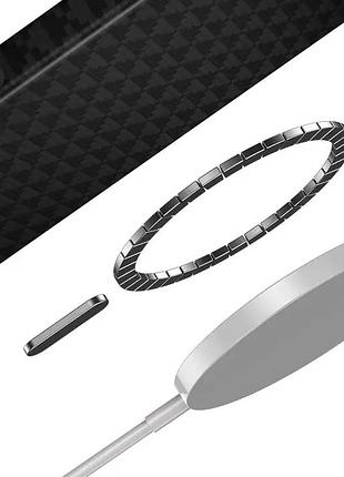 Чехол kajsa splendid collection 3d cube pattern с magsafe для iphone 17 pro max tpu mix o-ring mc-12410 7