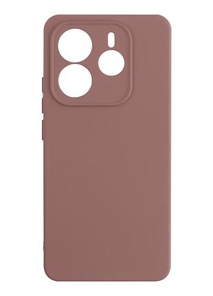Чехол силиконовый silicone cover full camera для xiaomi redmi note 14 4g защита камеры pink sand mc-11811