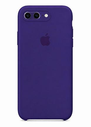 Чехол силиконовый silicone case square full camera для iphone 7 8 se 2020 защита камеры пурпурный mc-11011