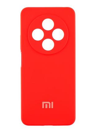 Чехол liquid silicone full camera для xiaomi redmi 14c redmi a4 poco c75 защита от ударов микрофибра 14.red mc-11665