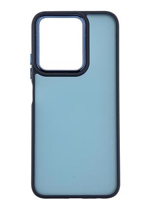 Чехол tpu+pc space ii color matte для xiaomi redmi 15c poco c85 5g защитный темно-синий mc-12227