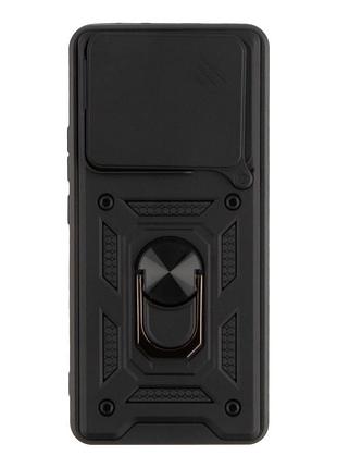 Чехол armor guard shield tpu+pc для xiaomi redmi note 14 4g противоударный черный mc-11919