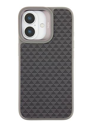 Чехол kajsa glamorous collection накладка tpu с magsafe для iphone 17 серый с защитой камеры mc-12419