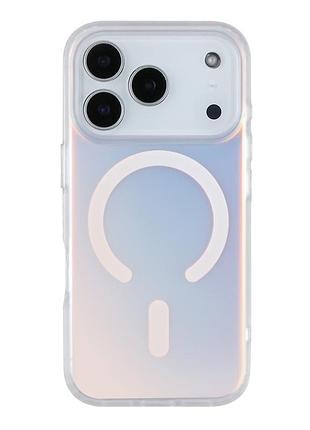 Чохол tpu+pc imd gradient з magsafe для iphone 18 pro прозорий із захистом камери transparent mc-12378