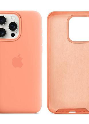 Чехол силиконовый silicone case full size для iphone 14 pro с микрофиброй внутри защитный 30.flamingo mc-10753