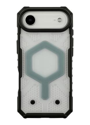 Чехол tpu pc armorhex magnetic case для iphone 17 air прозрачный с magsafe и защитой камеры grey mc-12153