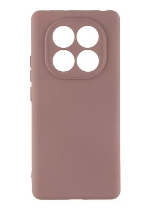 Чехол силиконовый liquid silicone для xiaomi redmi note 15 pro 4g с микрофиброй внутри цвет 19.pink sand