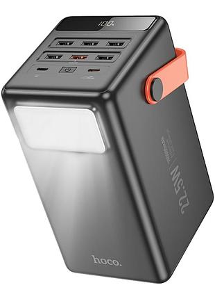Power bank hoco j142 surpass 100000mah с быстрой зарядкой 22.5w черный для длительных поездок black