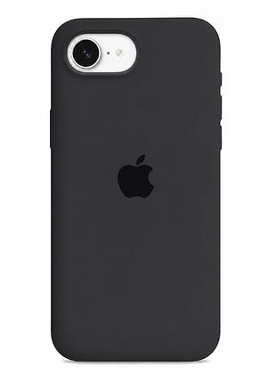 Чехол силиконовый silicone case full size для iphone 17e 16e панель-накладка защитный 15.dark grey mc-11906