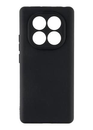 Чехол liquid silicone для xiaomi redmi note 15 pro 4g с микрофиброй защита камеры черный 18.black