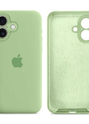 Чехол силиконовый silicone case full size с рамкой для iphone 17 защита от повреждений mint mc-12133