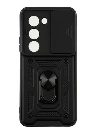 Чехол armor guard shield tpu pc для xiaomi redmi 15 4g защитный черный с усиленными углами black mc-12098