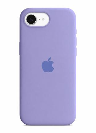 Чехол silicone case full size для iphone 17e 16e силиконовый с защитой камеры фиолетовый elegant purple mc-11902