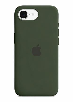Чохол силіконовий silicone case full size для iphone 16e 17e протиударний колір 71.cyprus green mc-11886