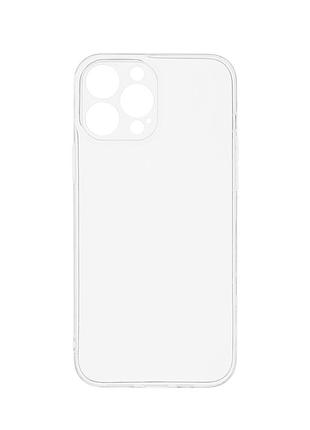 Чехол tpu virgin full camera для iphone 13 pro max прозрачный с защитой камеры transparent mc-12373