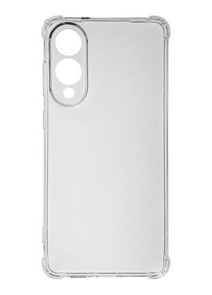Чехол tpu virgin hard full camera для samsung galaxy s25 edge 5g прозрачный с защитой камеры mc-12094
