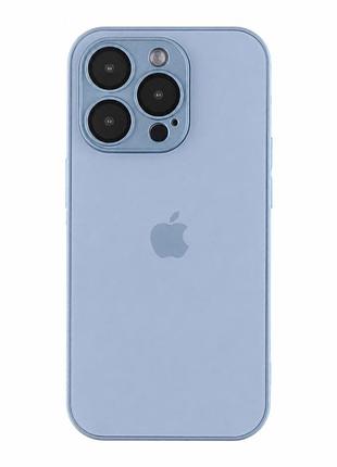 Чохол ag-glass matte накладка ударостійкий з magsafe для iphone 14 pro захист камери sierra blue mc-11291
