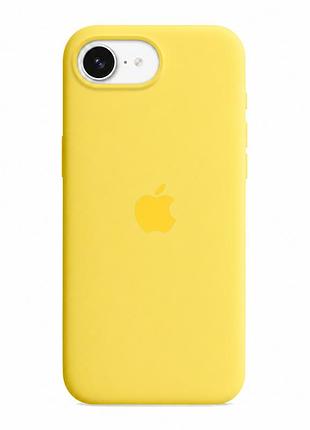 Чохол силіконовий silicone case full size для iphone 17e 16e захист камери колір 50.canary yellow mc-11881