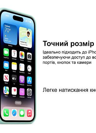 Чохол silicone case square full camera для iphone 11 pro max із захистом камери мікрофібра 21.sea blue mc-10672 6